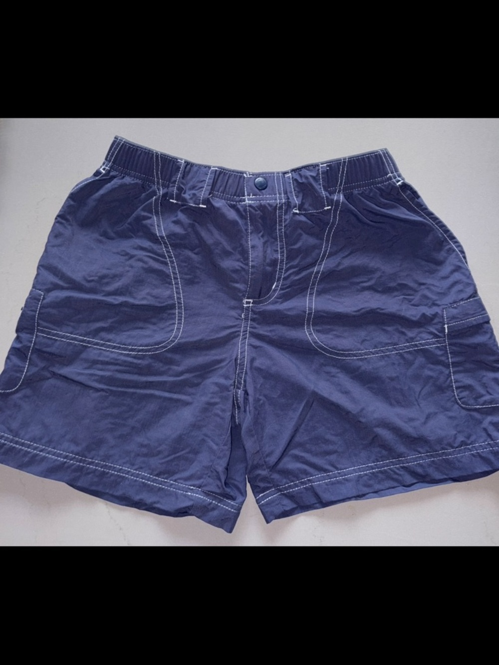 Columbia Navy Blue Men's Cargo Shorts